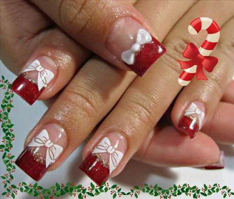acrylic-nail-christmas-designs-84-14 Unghii acrilice modele de Crăciun