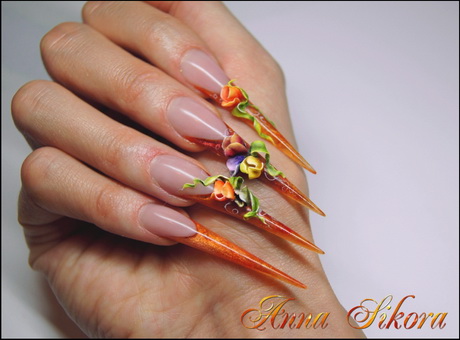 acrylic-nails-stiletto-92-9 Unghii acrilice stiletto