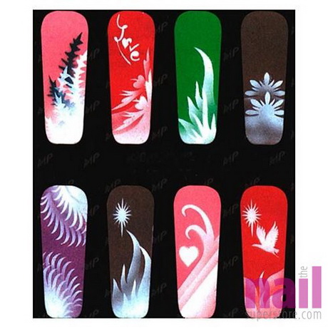 airbrush-nail-art-designs-68-10 Aerograf nail art modele