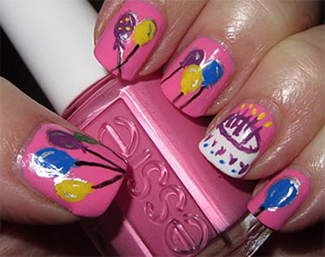 birthday-nail-designs-78-10 Modele de unghii de ziua de nastere