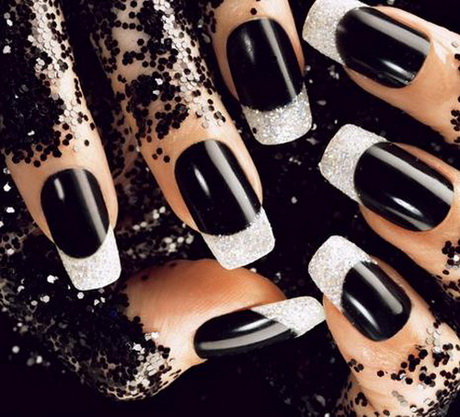 black-acrylic-nail-designs-69-8 Modele de unghii acrilice negre