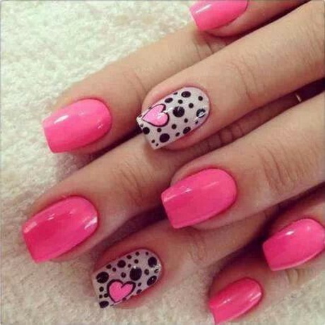black-and-pink-nail-designs-96-15 Modele de unghii negre și roz
