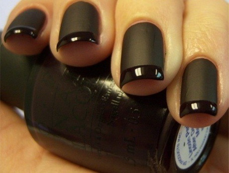 black-nail-polish-designs-15-3 Modele de lacuri de unghii negre