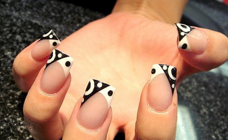 black-white-nail-art-96-8 Negru alb nail art