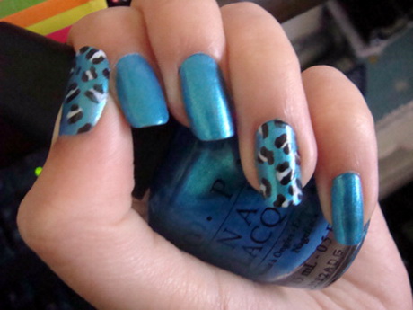 blue-nail-art-31-16 Albastru nail art