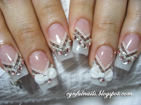 bridal-nail-art-designs-49-14 Nupțial nail art modele