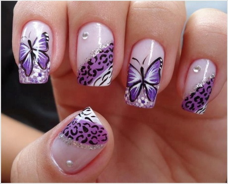 butterfly-nail-art-designs-08-17 Modele de unghii fluture