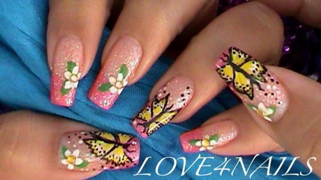 butterfly-nail-art-designs-08-5 Modele de unghii fluture