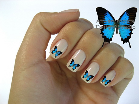 butterfly-nail-art-designs-08-6 Modele de unghii fluture