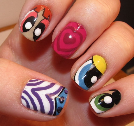 cartoon-nail-art-31-15 Desen animat de unghii