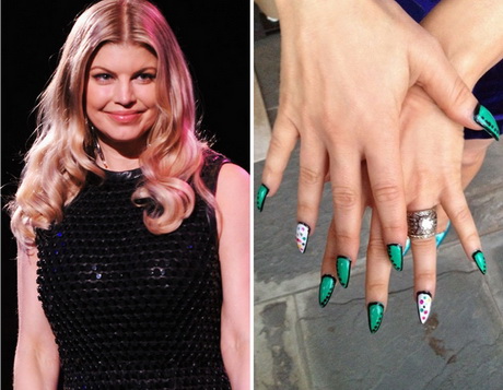 Celebrity nail art