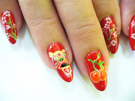 chinese-new-year-nail-art-79-14 Anul Nou Chinezesc nail art