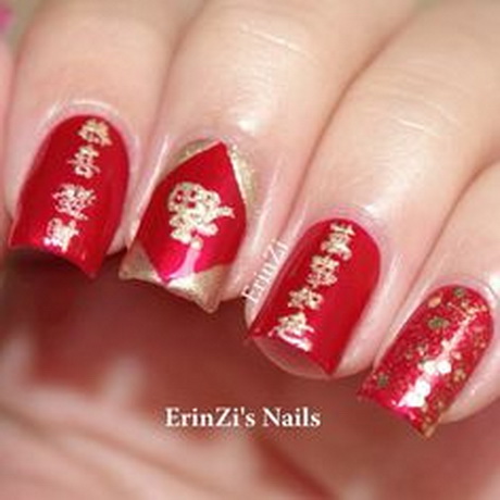 chinese-new-year-nail-art-79-17 Anul Nou Chinezesc nail art