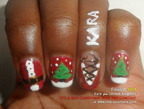 christmas-acrylic-nail-designs-83-12 Modele de unghii acrilice de Crăciun