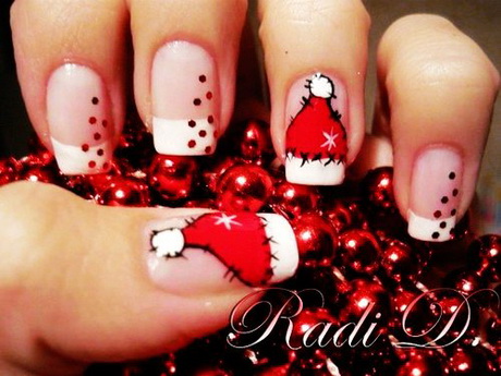 christmas-nails-design-63-14 Design de unghii de Crăciun