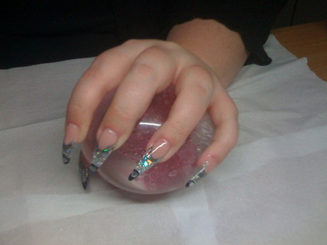 clear-acrylic-nail-designs-29-12 Modele clare de unghii acrilice