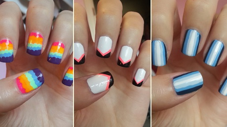 cool-and-easy-nail-art-44-9 Arta de unghii rece și ușoară