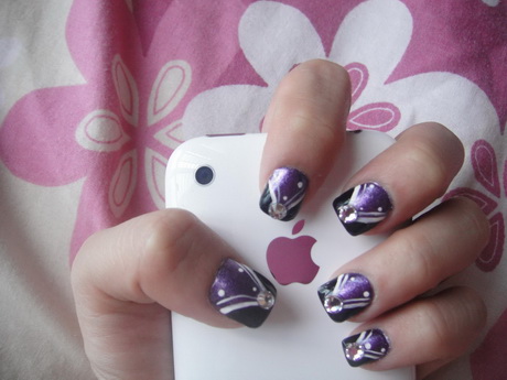 cool-easy-nail-designs-for-short-nails-56-2 Modele de unghii ușoare pentru unghii scurte