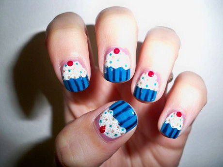 cupcake-nail-art-04-14 Cupcake nail art