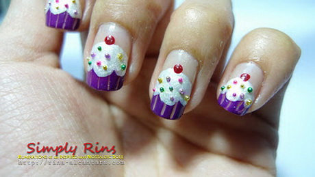cupcake-nail-art-04-9 Cupcake nail art
