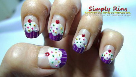 cupcake-nail-designs-60-2 Modele de unghii Cupcake