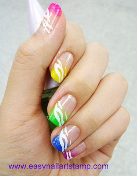 cute-easy-nail-designs-for-summer-03-13 Modele drăguțe de unghii ușoare pentru vară