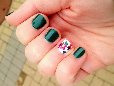 cute-easy-nail-designs-66-5 Modele drăguțe de unghii ușoare