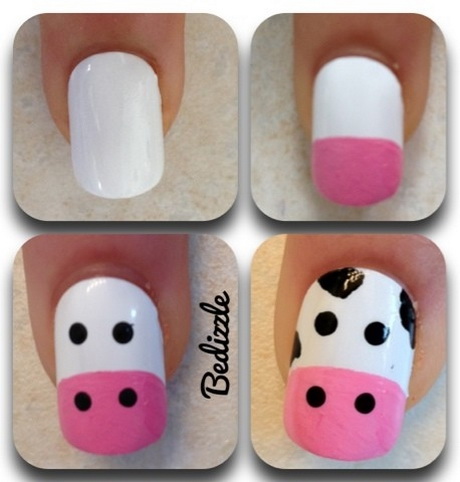 cute-easy-nail-ideas-57-17 Idei drăguțe de unghii ușoare