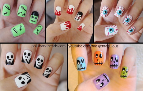 cute-easy-nail-ideas-57-6 Idei drăguțe de unghii ușoare