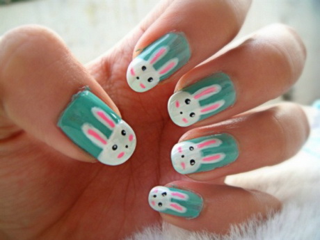 cute-nail-art-designs-easy-35-16 Drăguț nail art modele ușor