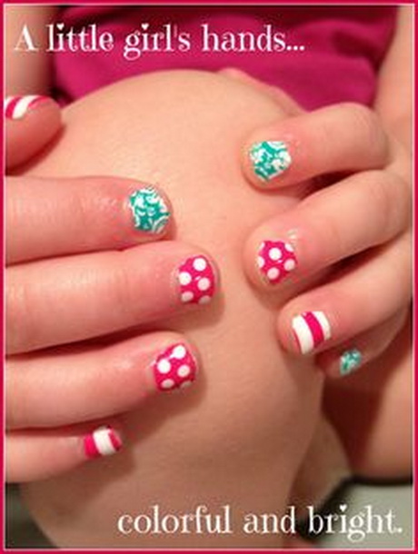 cute-nail-designs-for-girls-18-6 Modele drăguțe de unghii pentru fete