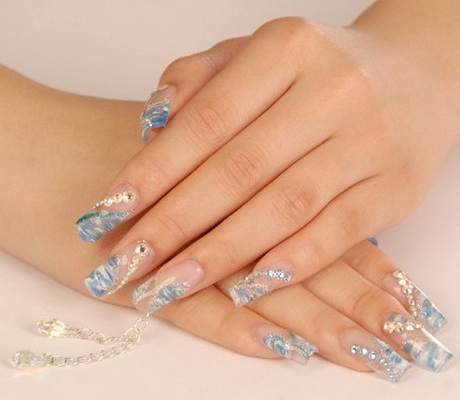 cute-nail-designs-for-long-nails-34-16 Modele drăguțe de unghii pentru unghii lungi