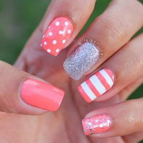 cute-nail-designs-for-spring-06-8 Modele drăguțe de unghii pentru primăvară