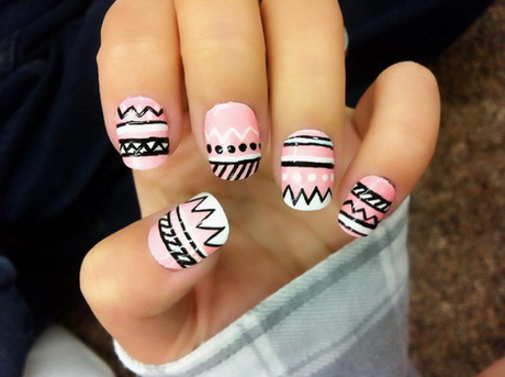 cute-nail-designs-on-acrylics-nails-15-13 Modele drăguțe de unghii pe unghii acrilice