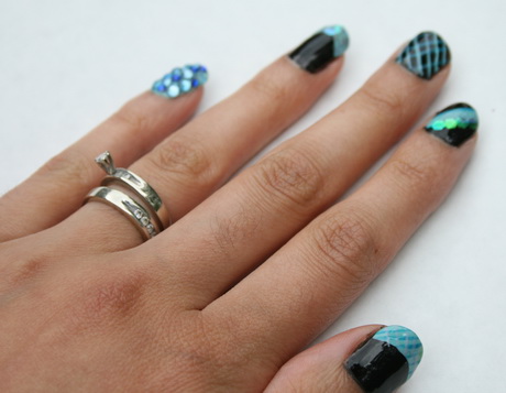 cute-nail-polish-designs-04-3 Modele drăguțe de lacuri de unghii