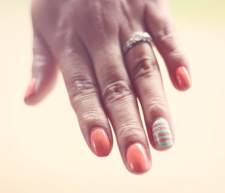 cute-simple-nails-designs-53-5 Modele drăguțe de unghii simple
