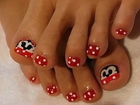 cute-toe-nail-design-44-12 Drăguț deget de la picior unghii design