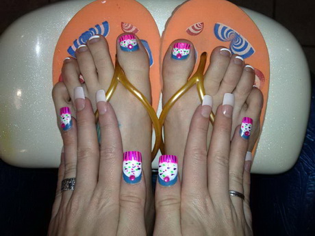 cute-toe-nail-designs-78-10 Drăguț deget de la picior unghii modele