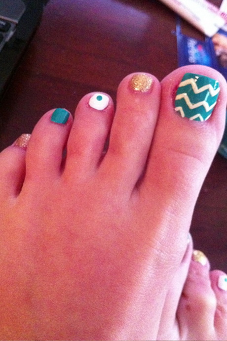 cute-toe-nail-designs-78-12 Drăguț deget de la picior unghii modele