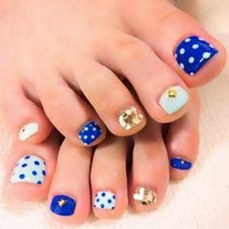 cute-toe-nail-designs-78-5 Drăguț deget de la picior unghii modele