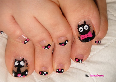 cute-toe-nail-designs-78 Drăguț deget de la picior unghii modele