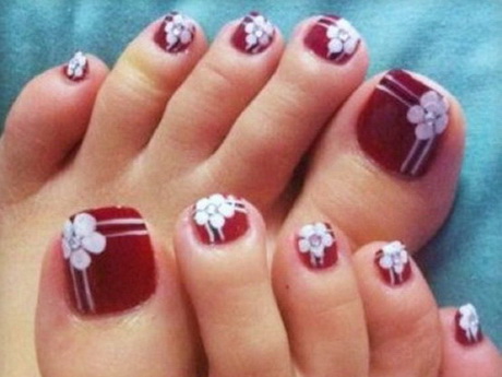 cute-toes-nail-designs-76-12 Drăguț degetele de la picioare modele de unghii