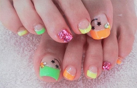 cute-toes-nail-designs-76-15 Drăguț degetele de la picioare modele de unghii