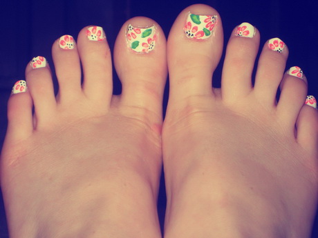 cute-toes-nail-designs-76 Drăguț degetele de la picioare modele de unghii