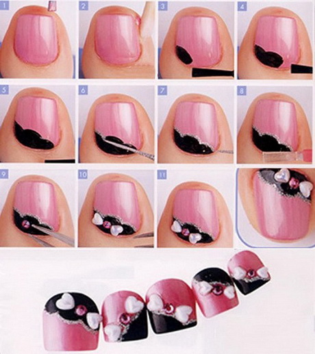 designs-for-nail-art-for-beginners-59-18 Modele pentru unghii pentru incepatori