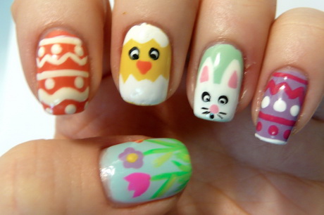 easter-nail-art-designs-28-10 Modele de artă de unghii de Paște