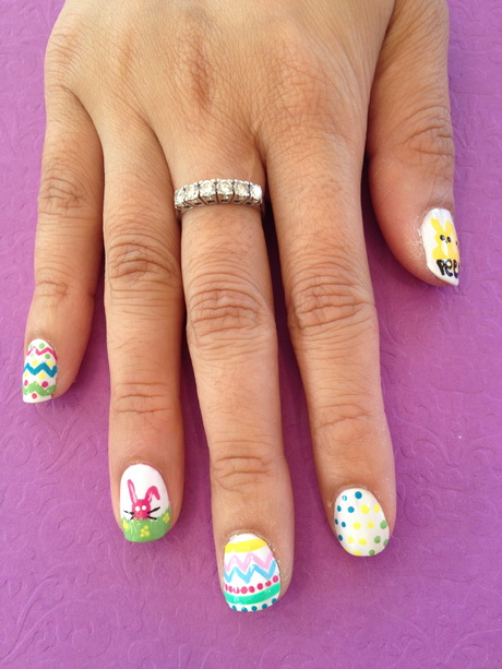 easter-nail-art-designs-28-16 Modele de artă de unghii de Paște