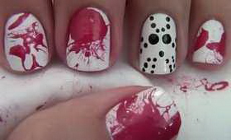 easy-halloween-nail-designs-45-12 Modele ușoare de unghii de halloween