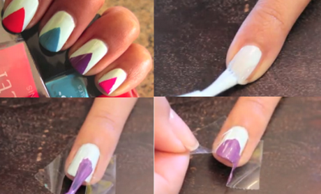 easy-hand-painted-nail-designs-88 Modele de unghii ușor pictate manual