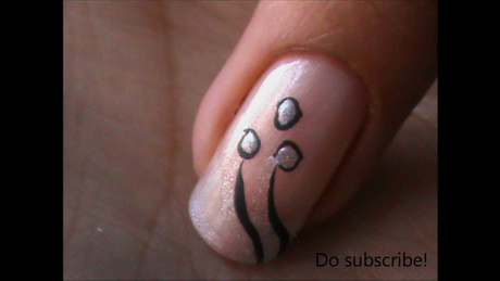 easy-nail-art-designs-at-home-44-7 Design ușor de unghii la domiciliu